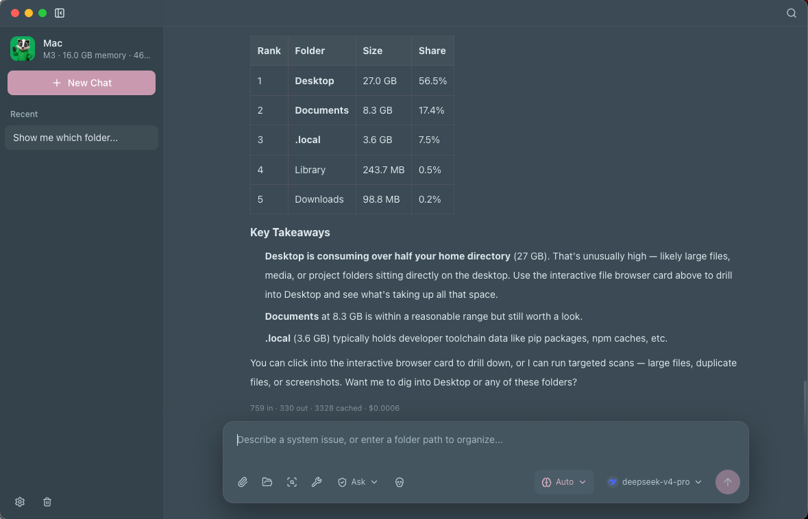 Zephyr App Screenshot